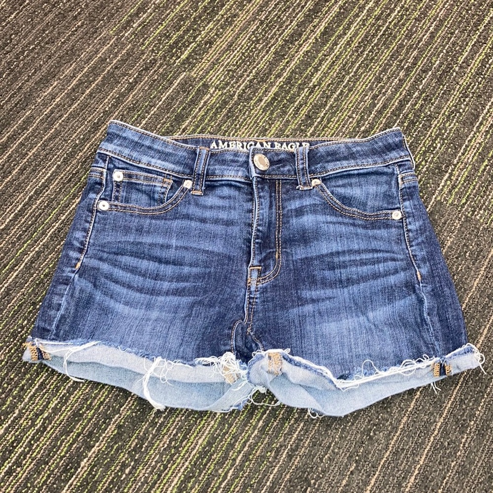 American Eagle Hi Rise Shortie Size 0